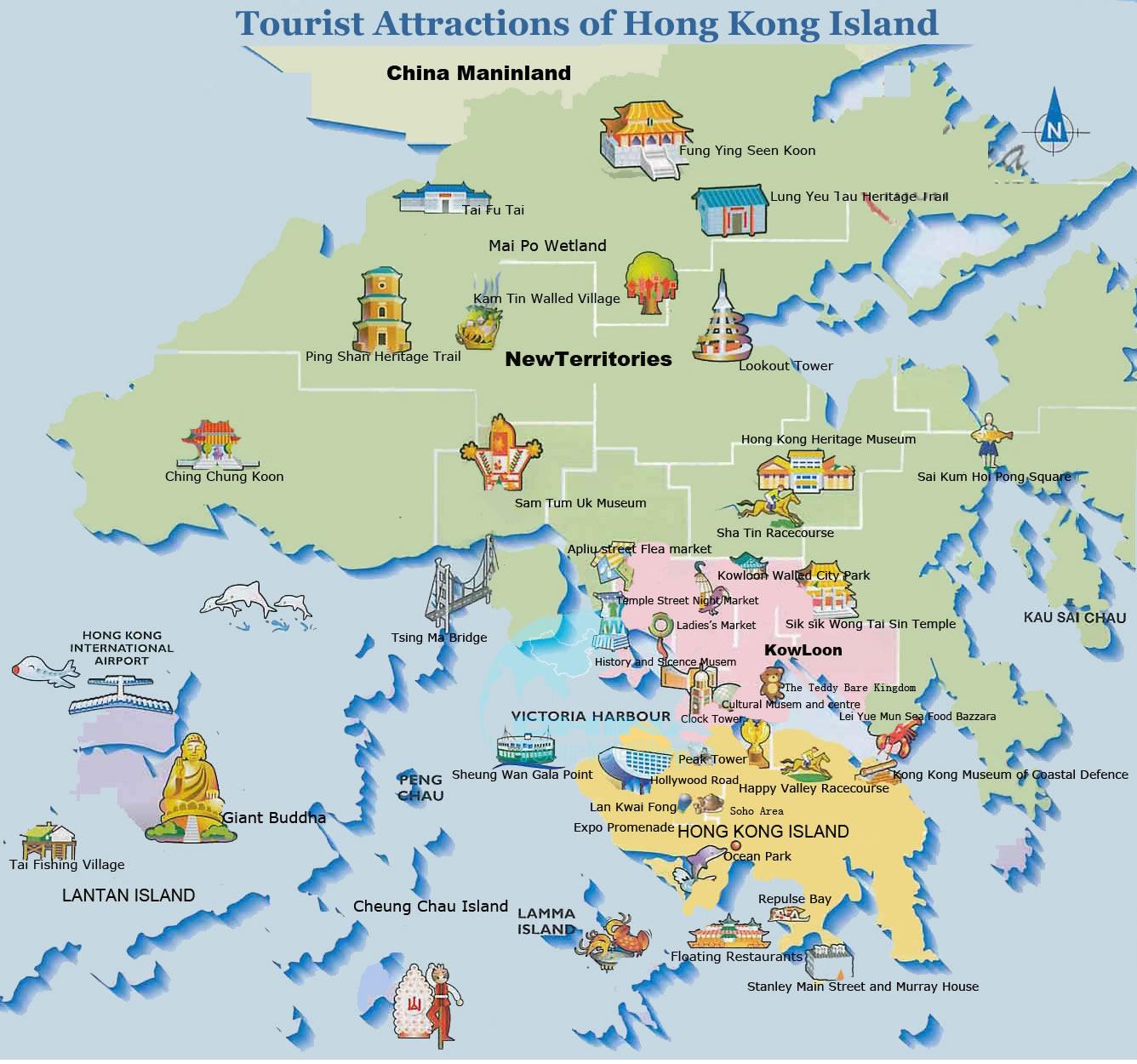 香港島の地図 地図の香港島 中国