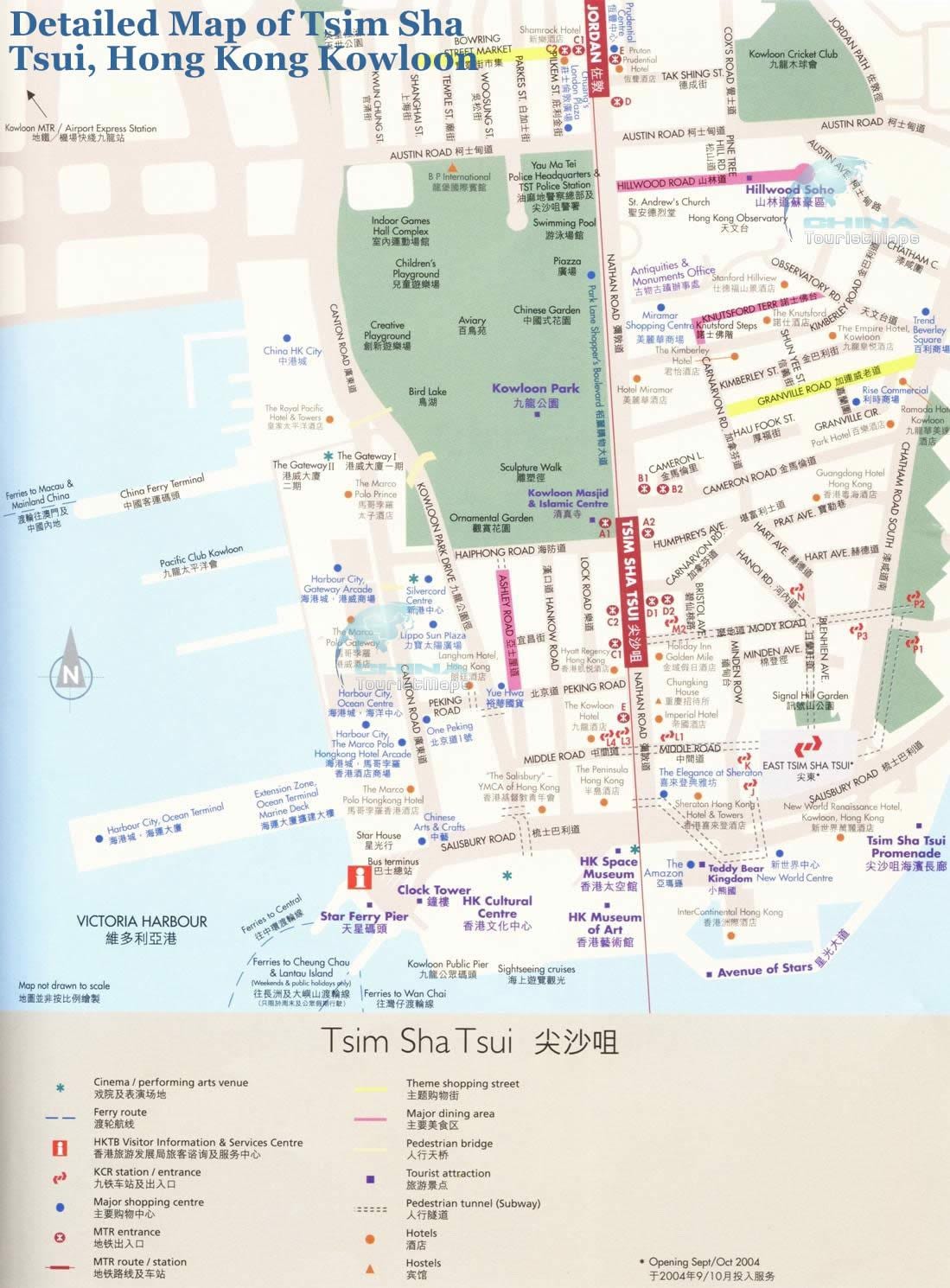 ツリー型タブの地図