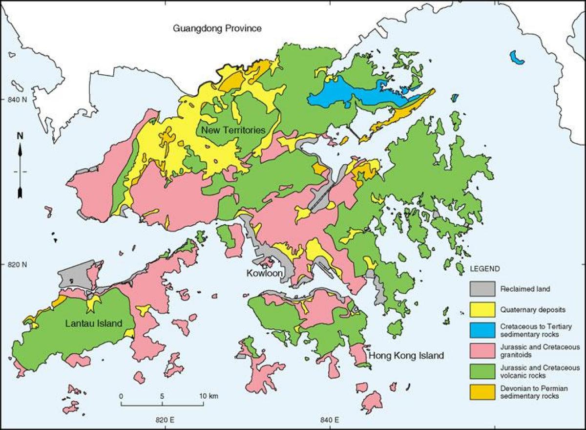 地質図香港