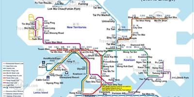 メトロ地図香港