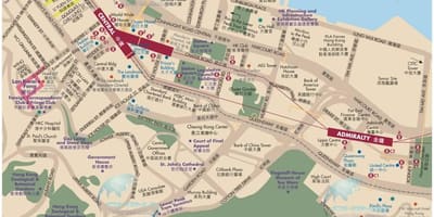 香港中央地図