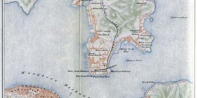 香港九龍地図