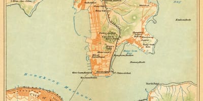 古地図の香港
