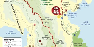 ハイキング地図香港
