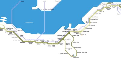 トラム香港地図