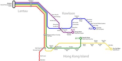 香港バス路線図