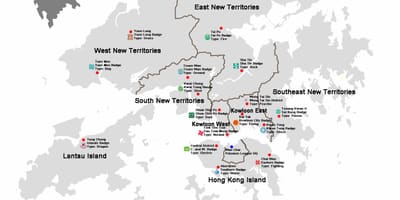地図香港地区