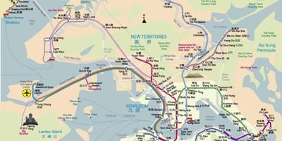 香港地図