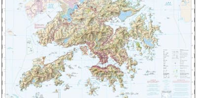 地形図の香港