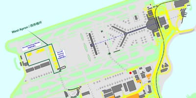 香港国際空港地図
