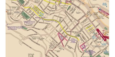 Sheung Wan MTR駅の地図