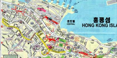 地図Sheung Wan香港