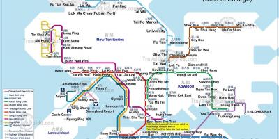 地図香港MTR