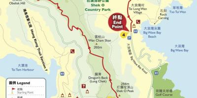 ハイキング地図香港
