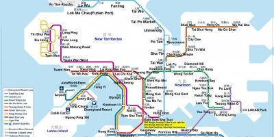地下鉄図香港