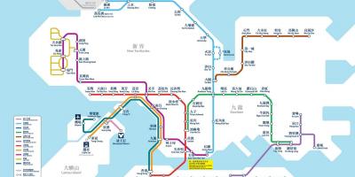 香港電車地図